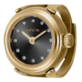 Invicta Mini Quartz Black Dial Lady Watch 17 mm 44482