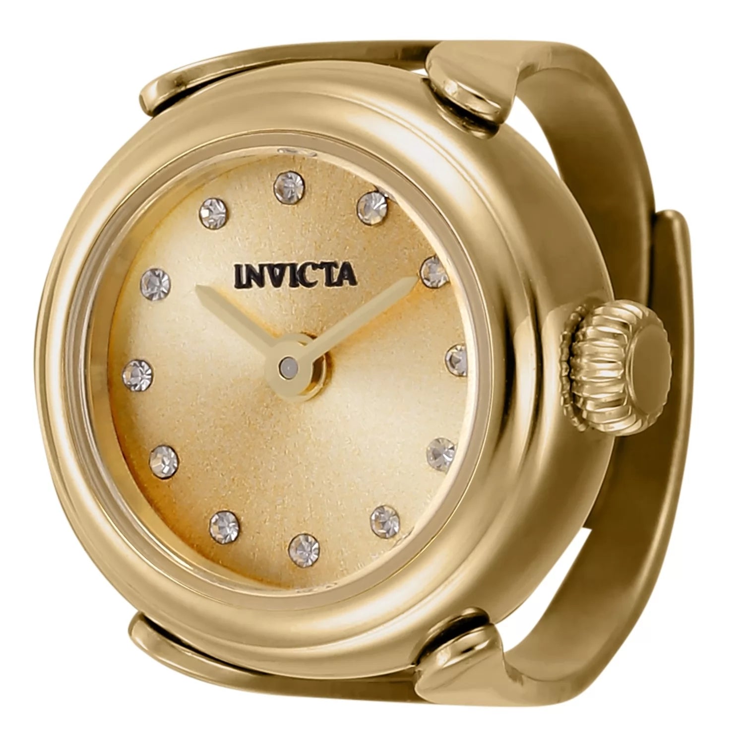 Invicta Mini Quartz Gold Dial Lady Watch 17 mm 44483