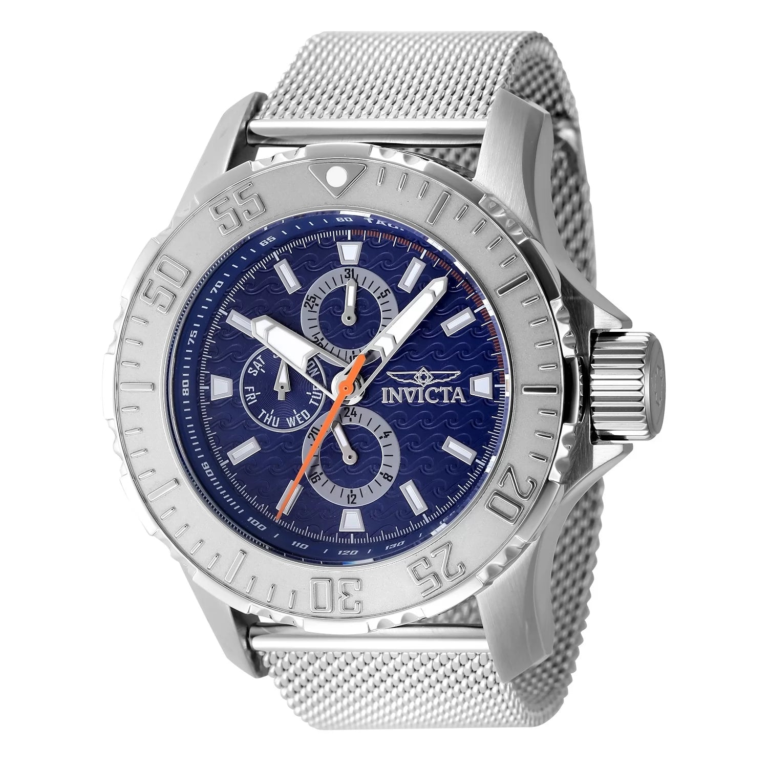 Invicta Vintage Quartz Blue Dial Men's Watch 49 mm 48011