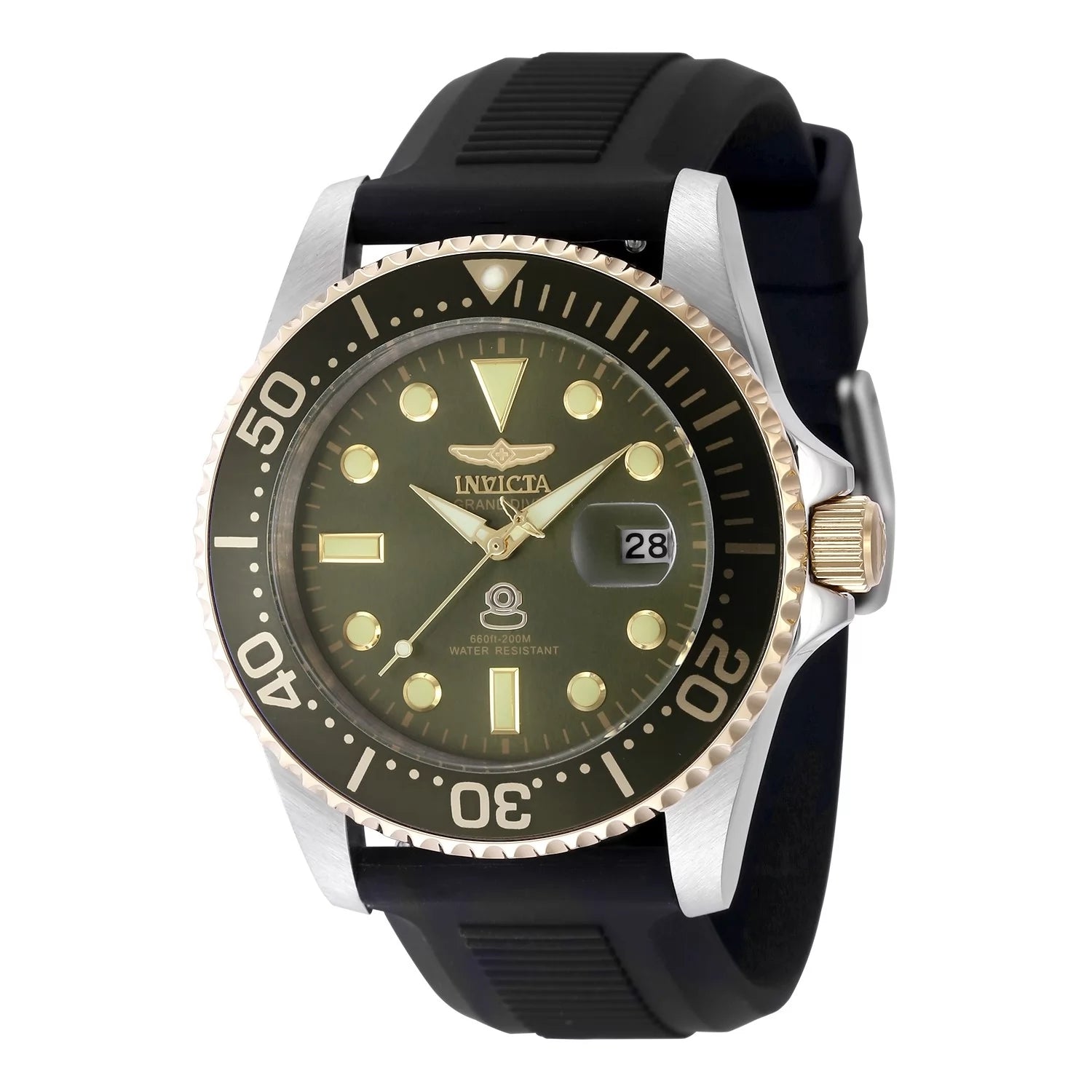 Invicta Pro Diver Quartz Green Dial Men's Watch 42 mm 48217
