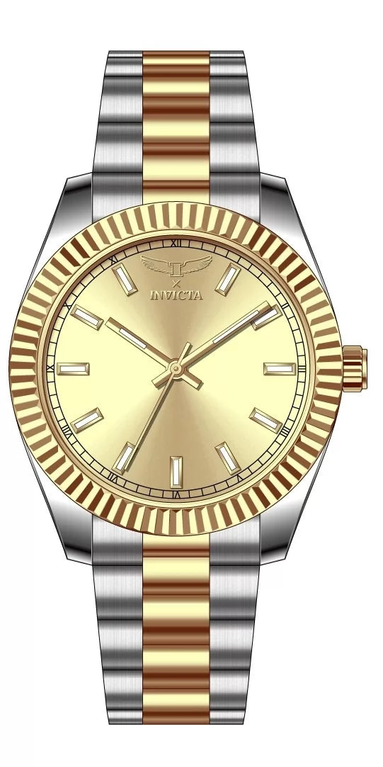 Invicta Specialty Quartz Gold Dial Men's Watch 40 mm 69009