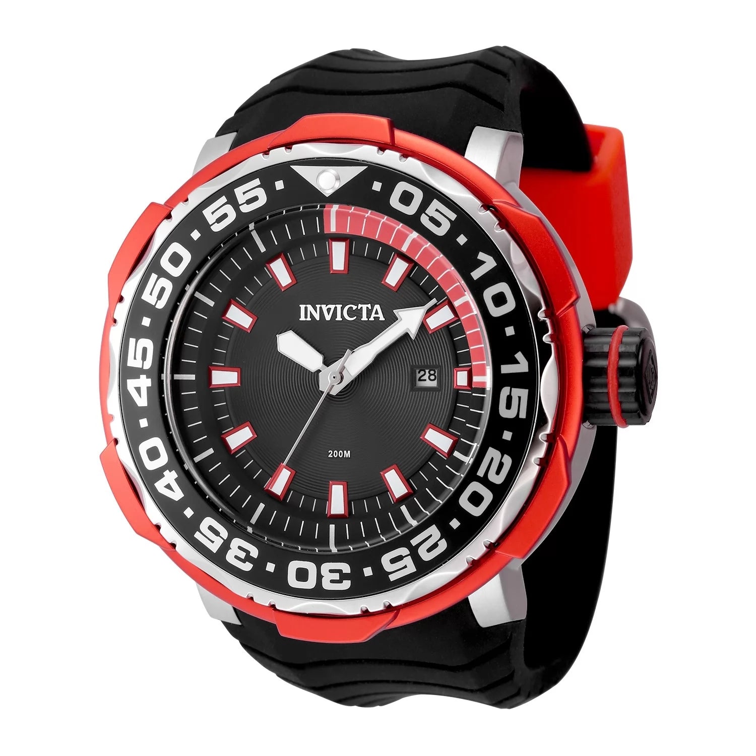 Invicta Pro Diver Quartz Black Dial Men's Watch 52 mm 48341