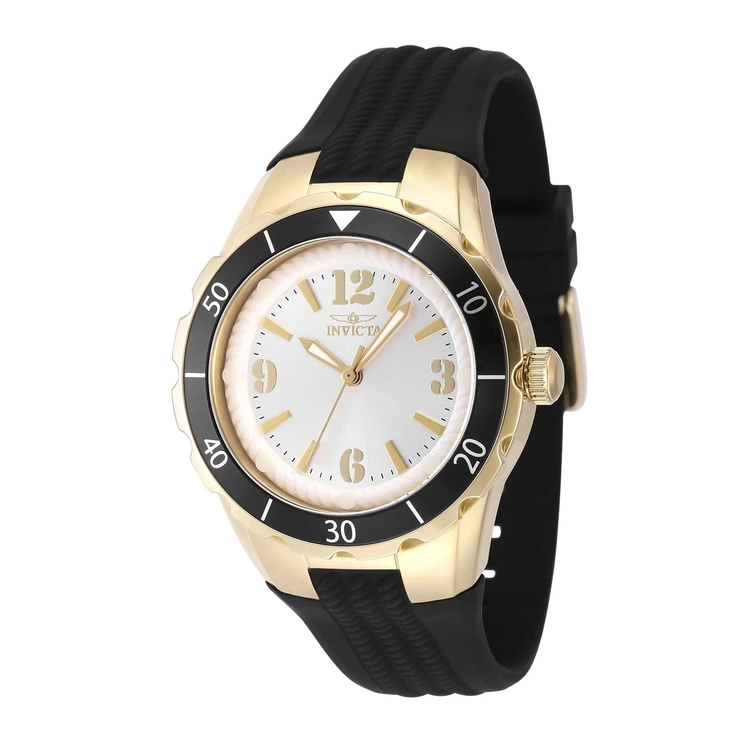 Invicta Angel Quartz Silver Dial Lady Watch 38 mm 48852