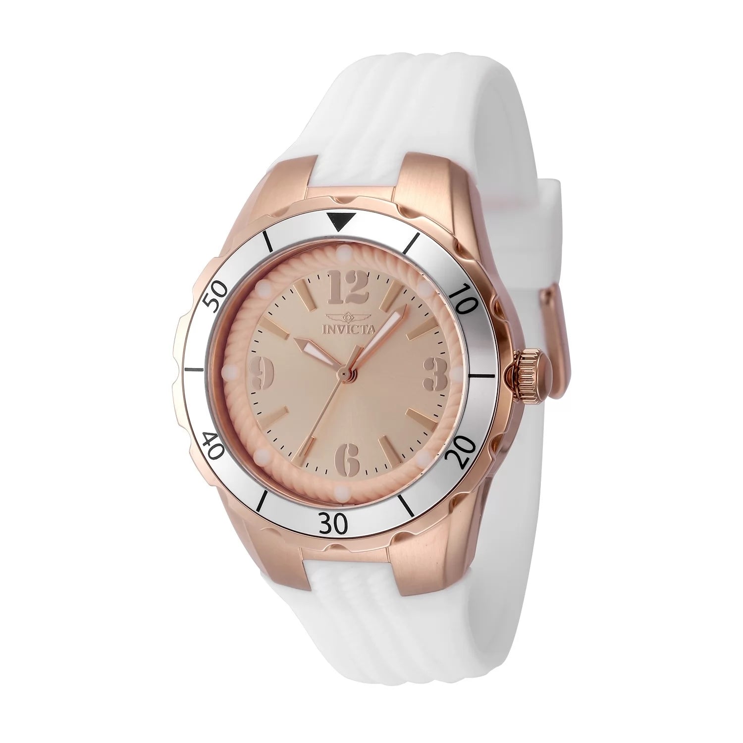 Invicta Angel Quartz Rose Gold Dial Lady Watch 38 mm 48853