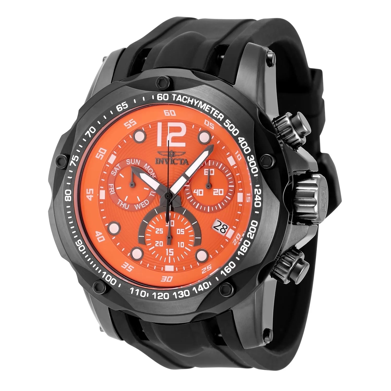 Invicta Speedway Quartz Orange Dial Men's Watch 51 mm 48909