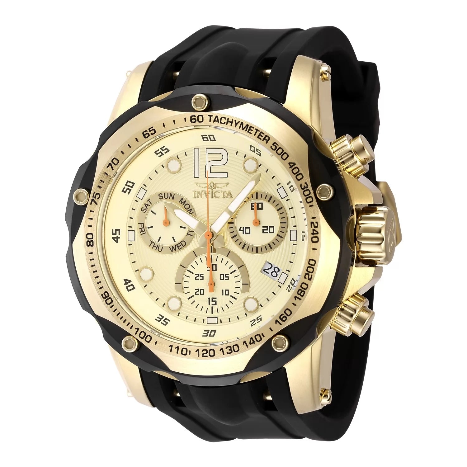 Invicta Speedway Quartz Gold Dial Men's Watch 51 mm 48910