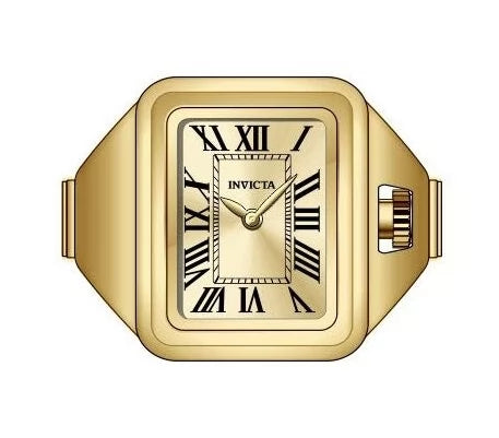 Invicta Mini Quartz Gold Dial Lady Watch 18 mm 49895