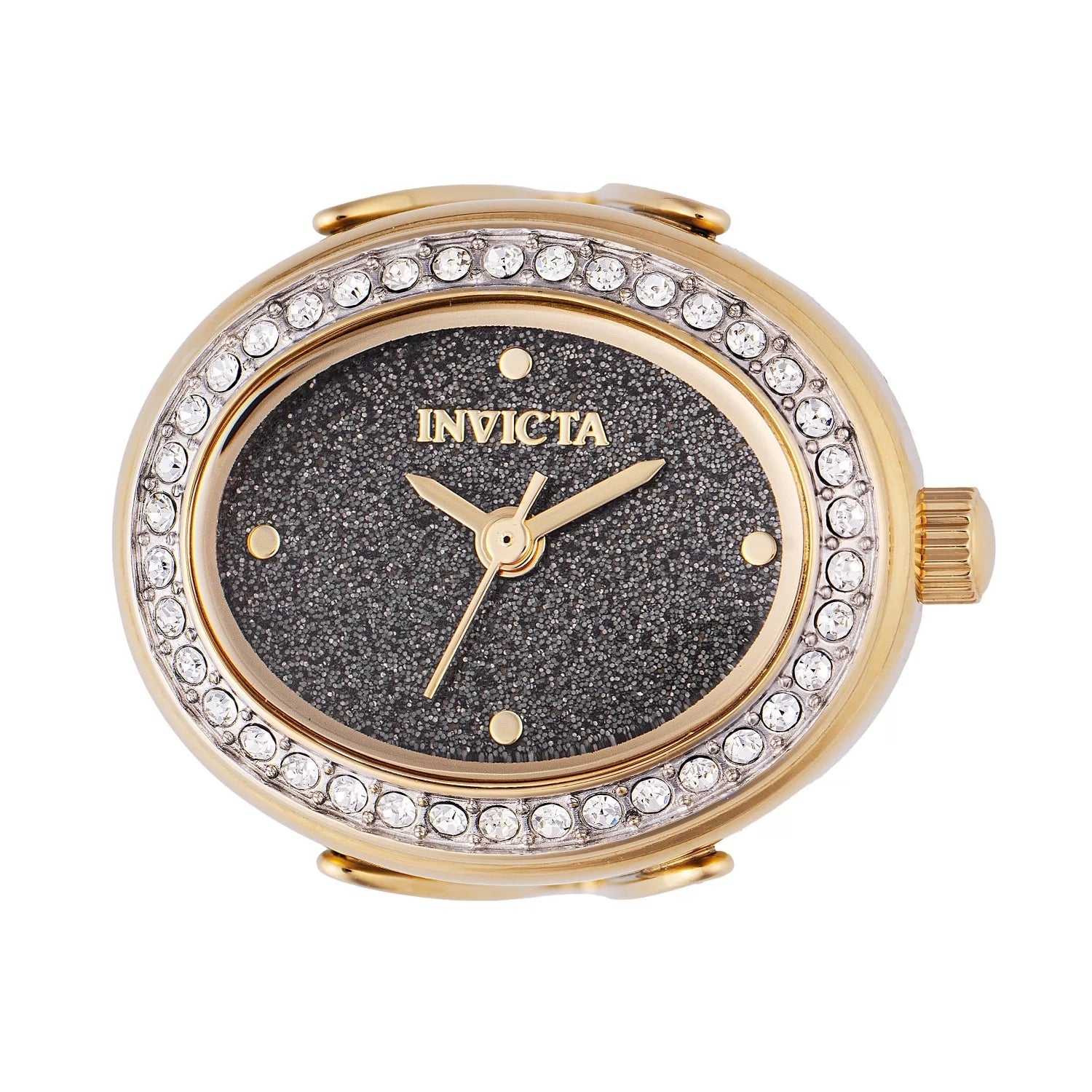 Invicta Mini Quartz Black Dial Lady Watch 24 mm 49601