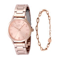 Invicta Wildflower Quartz Rose Gold Dial Lady Watch 34 mm 49087