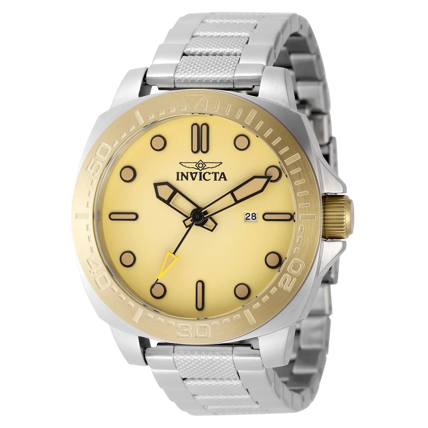 Invicta Speedway Quartz Yellow Dial Men's Watch 46 mm 49102