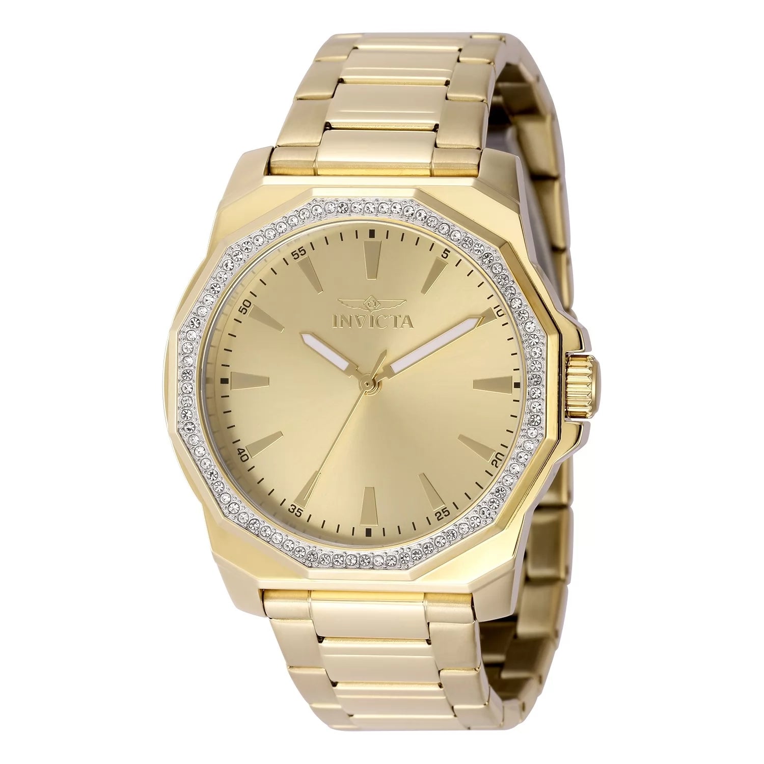 Invicta Speedway Quartz Gold Dial Men's Watch 42 mm 49108