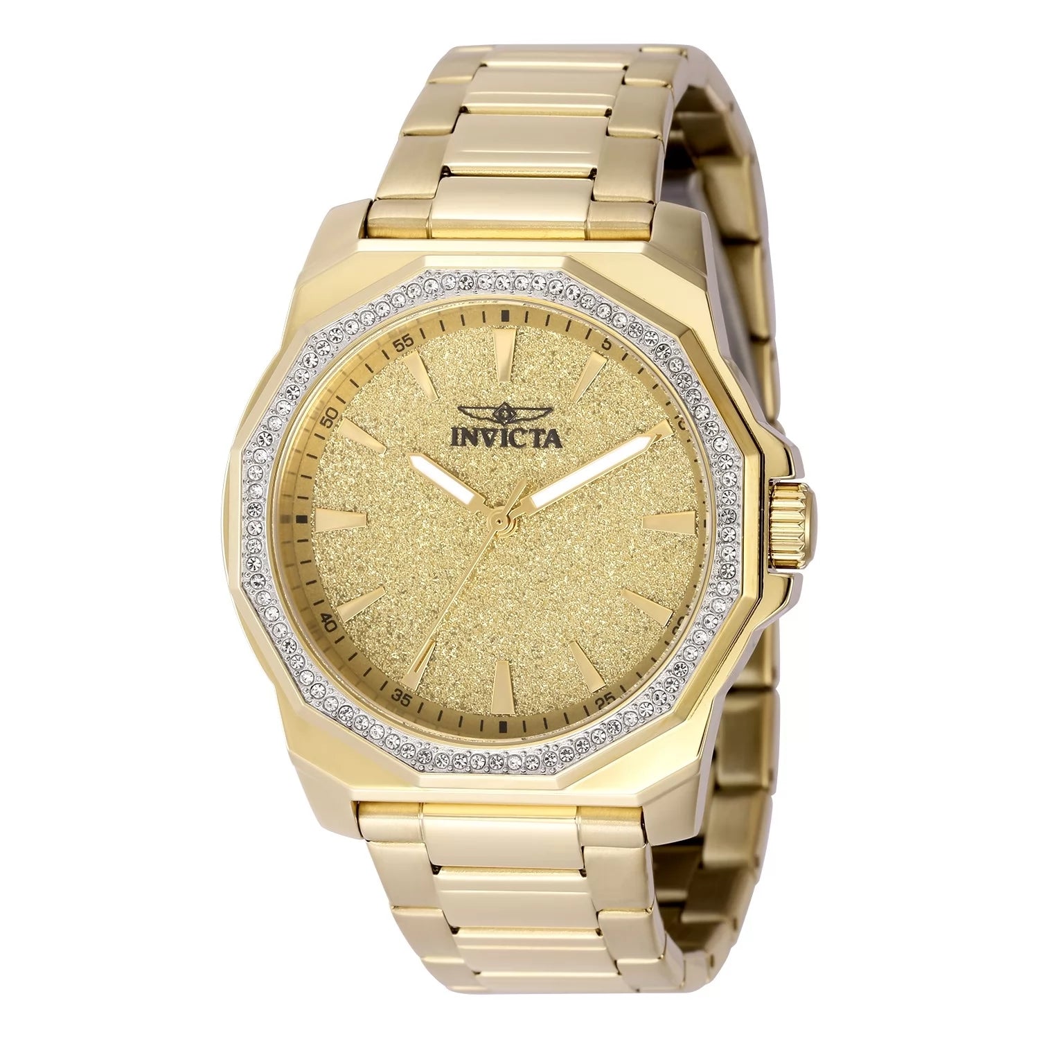 Invicta Speedway Quartz Gold Dial Men's Watch 42 mm 49127