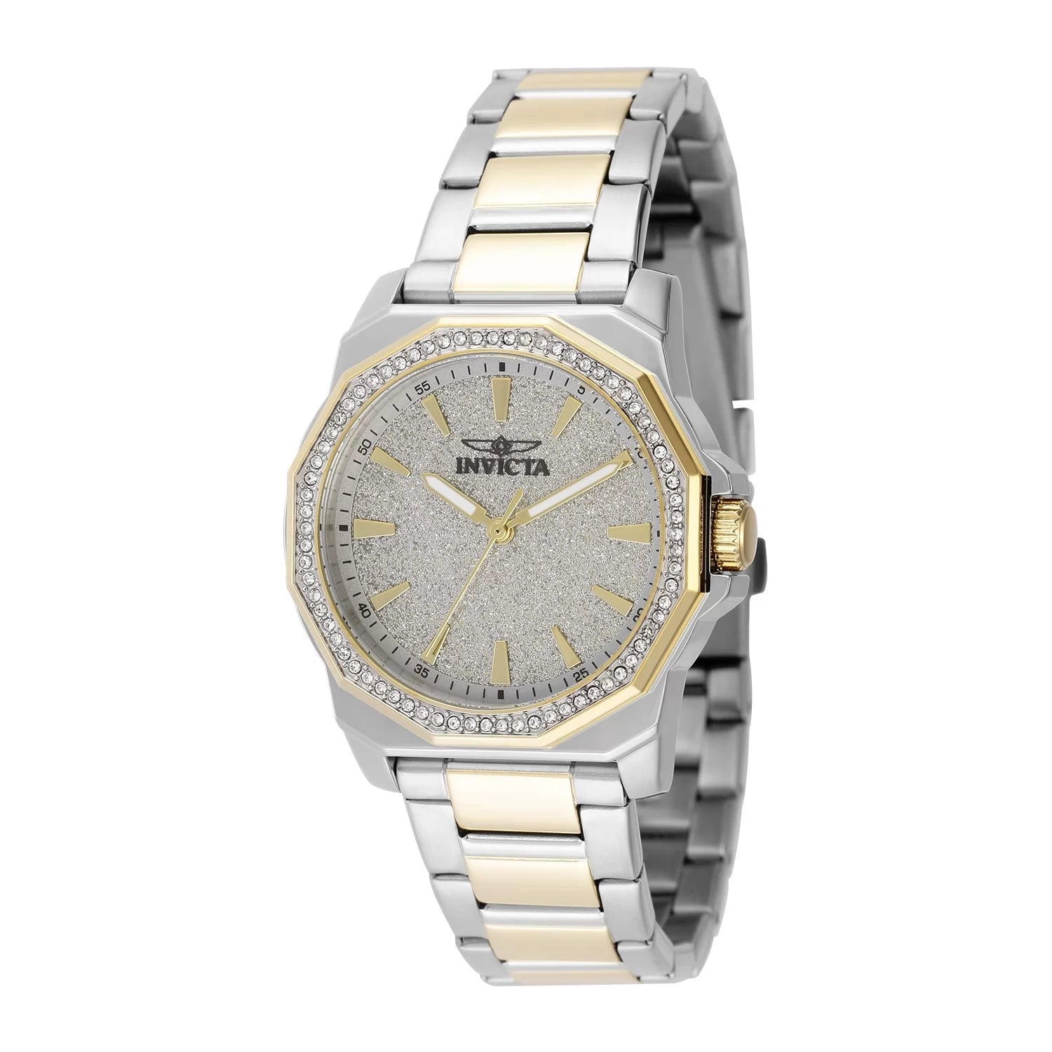 Invicta Speedway Quartz Silver Dial Lady Watch 34 mm 49129