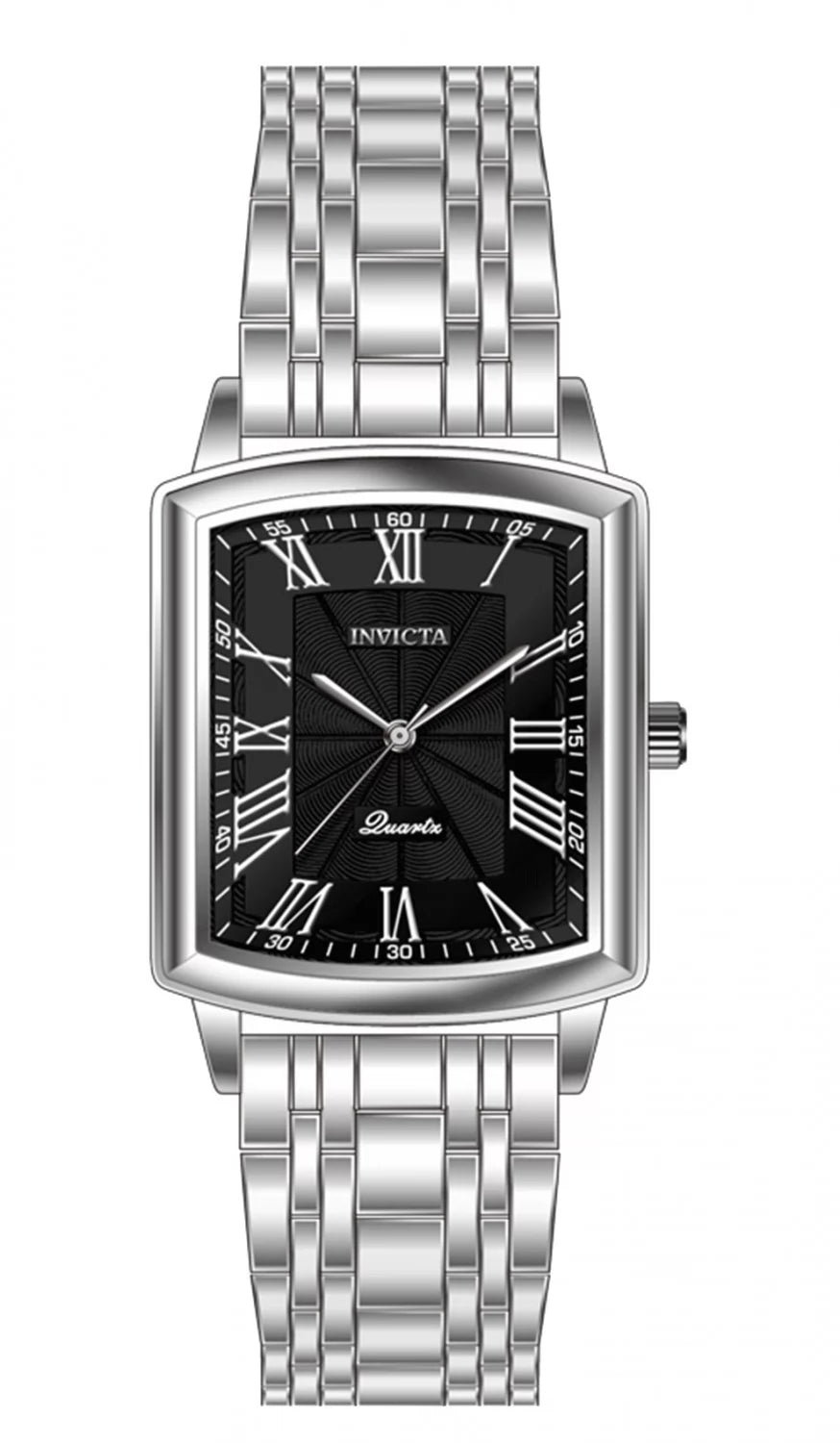 Invicta Celestial Quartz Black Dial Lady Watch 25 mm 69161