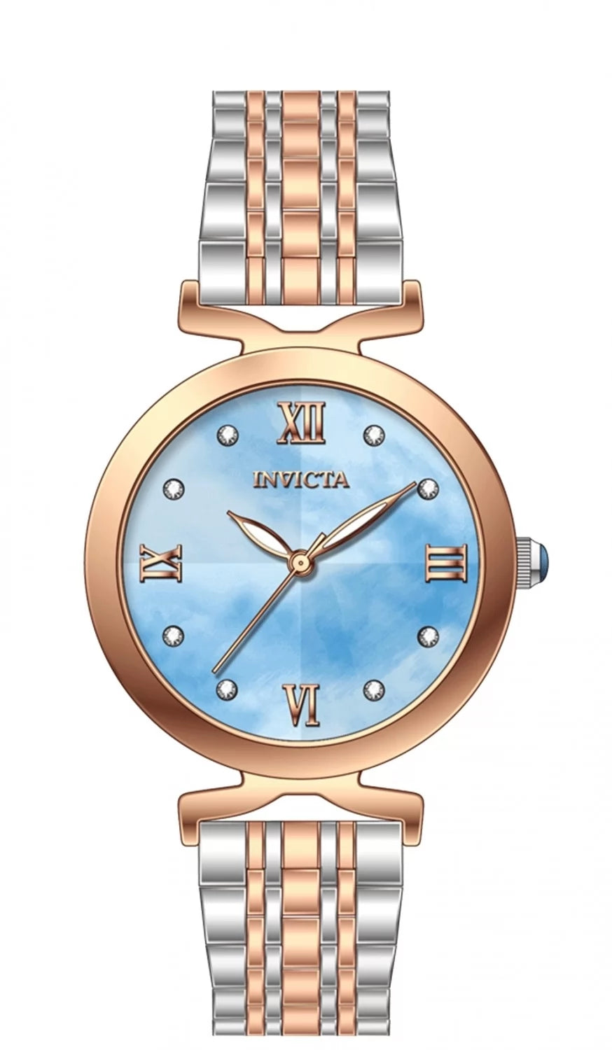 Invicta Women's 69315 Wildflower Quartz Light Blue Dial Watch