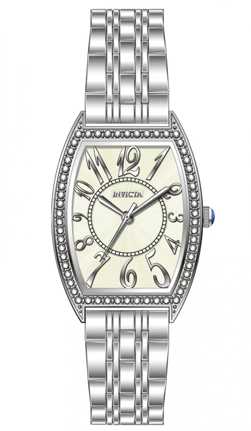 Invicta Wildflower Quartz Beige Dial Lady Watch 29 mm 69272
