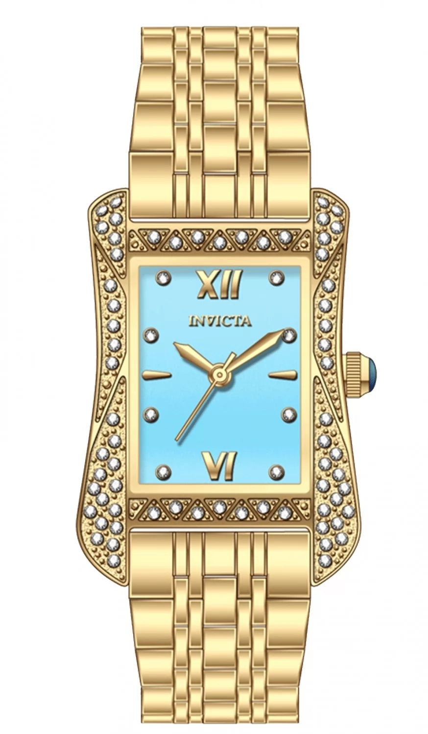 Invicta Wildflower Quartz Blue Dial Lady Watch 26 mm 69283