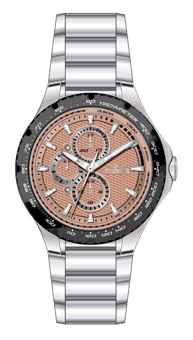 Invicta Aviator Quartz Pink Dial Men's Watch 44 mm 50102