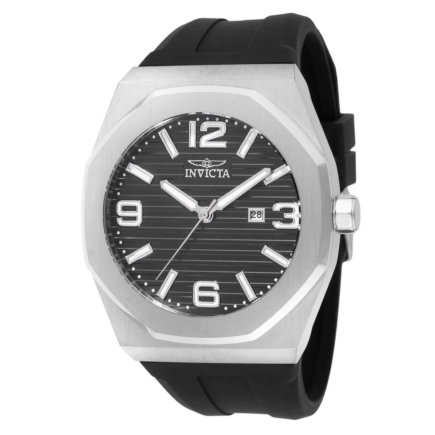 Invicta Huracan Quartz Black Dial Men's Watch 48 mm 45772
