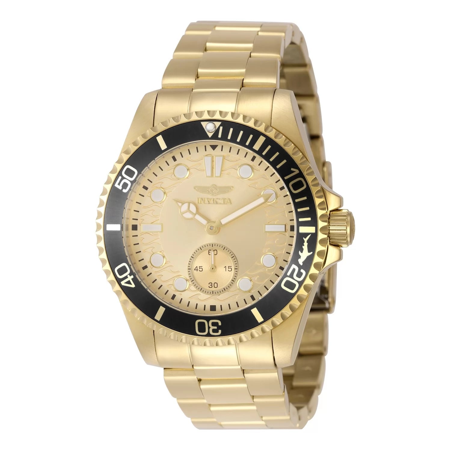 Invicta Pro Diver Quartz Gold Dial Men's Watch 43 mm 49428