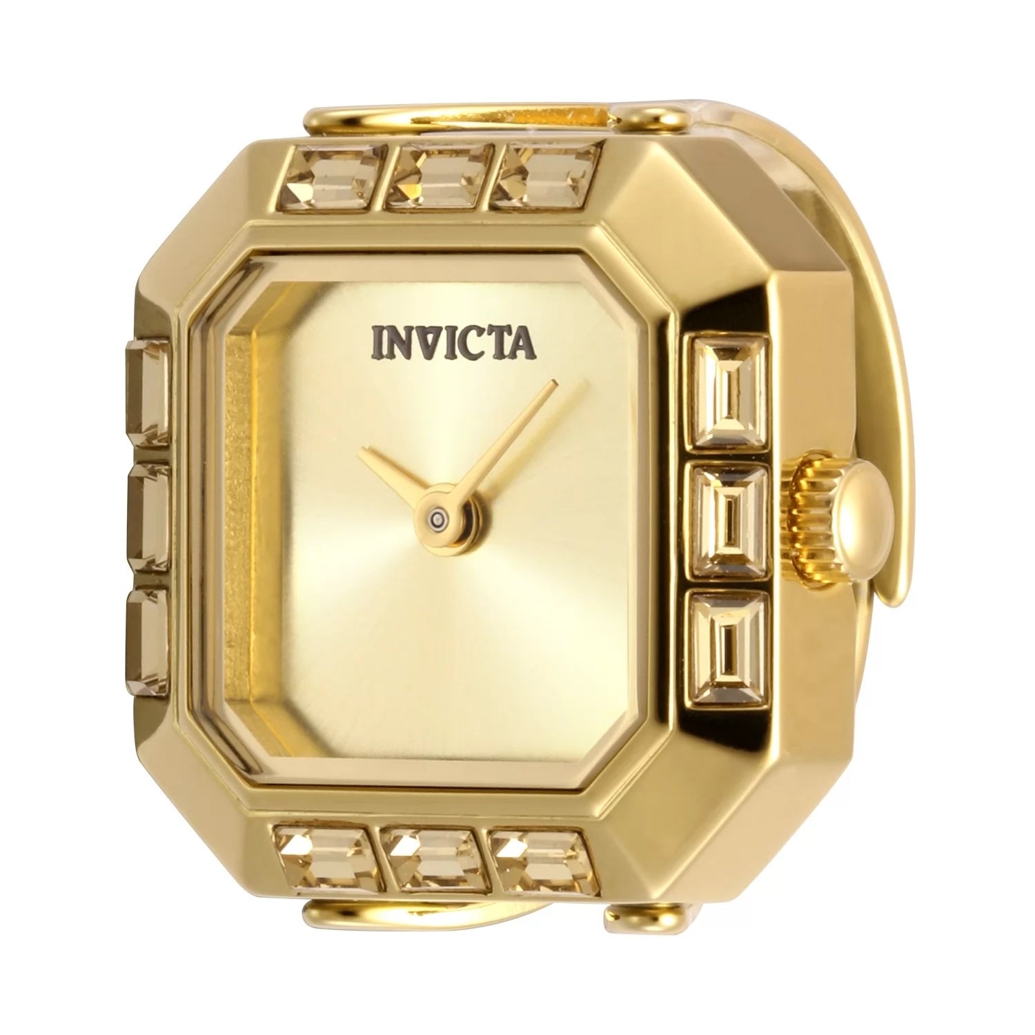 Invicta Mini Quartz Gold Dial Lady Watch 21 mm 49585