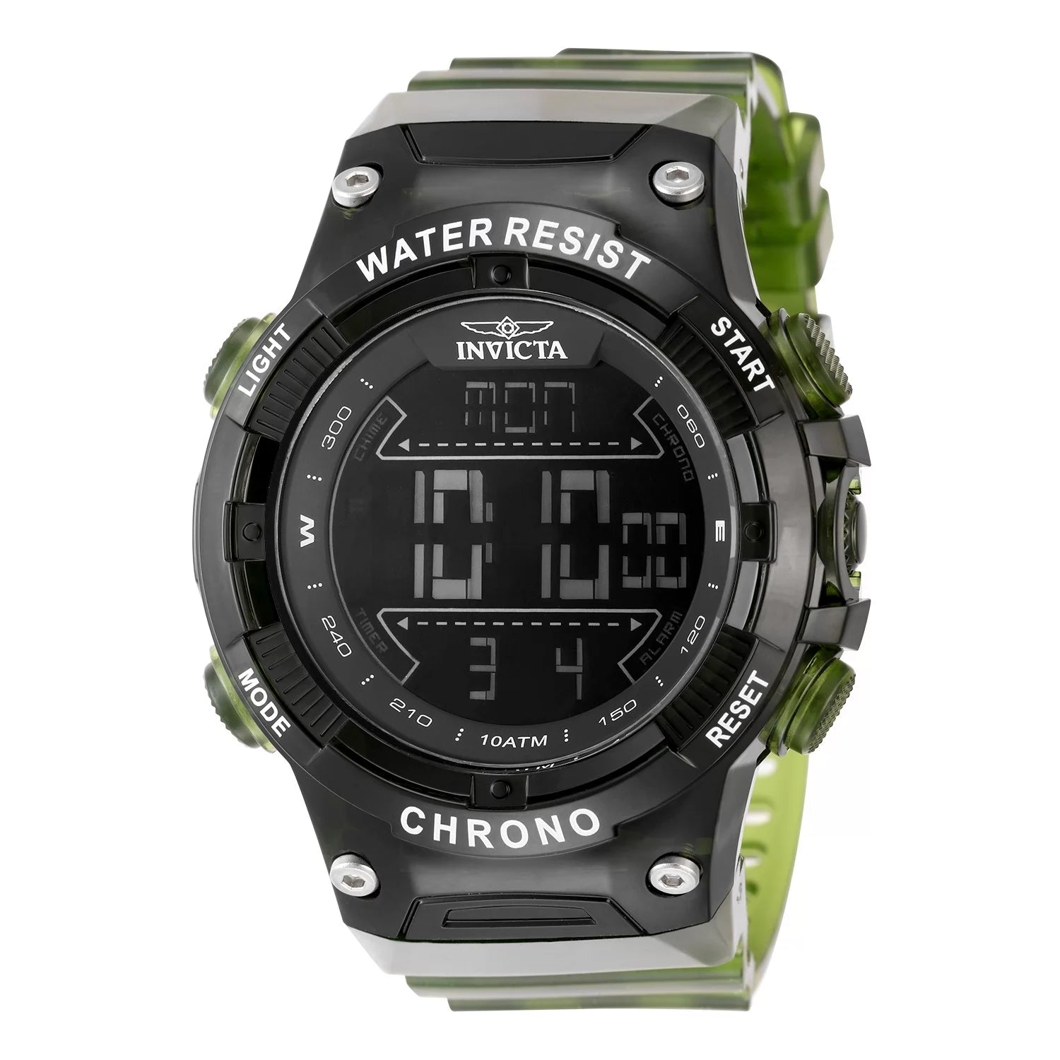 Invicta Invicta Racing Analog and Digital Black Dial Men's Watch 52 mm 49049