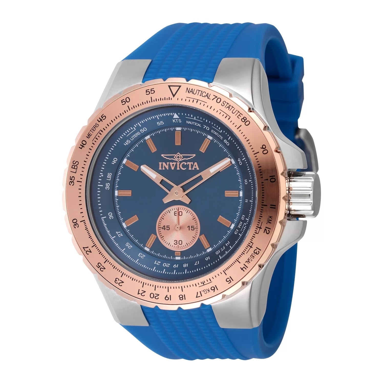 Invicta Aviator Quartz Blue Dial Men's Watch 50 mm 49309