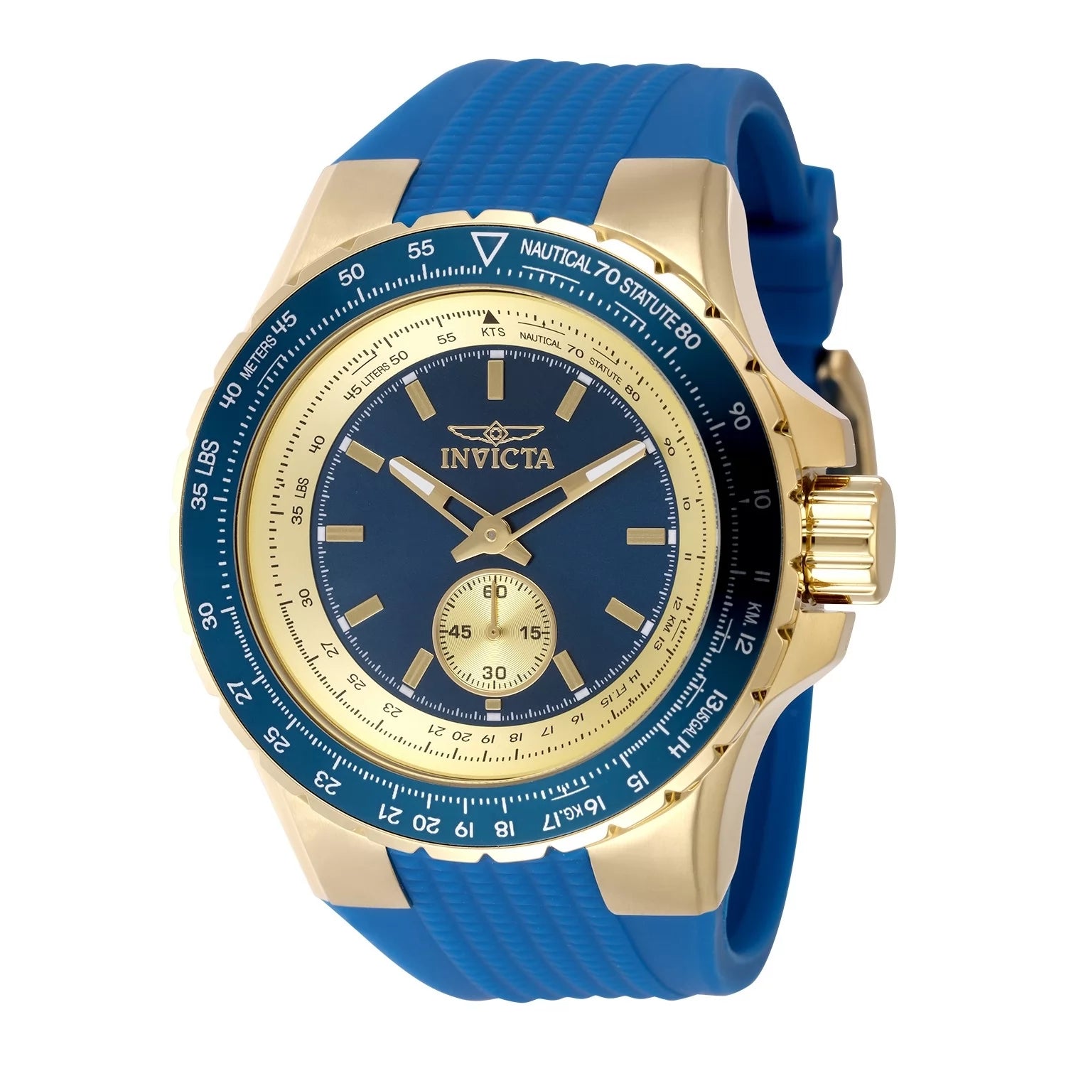 Invicta Aviator Quartz Blue Dial Men's Watch 50 mm 49307