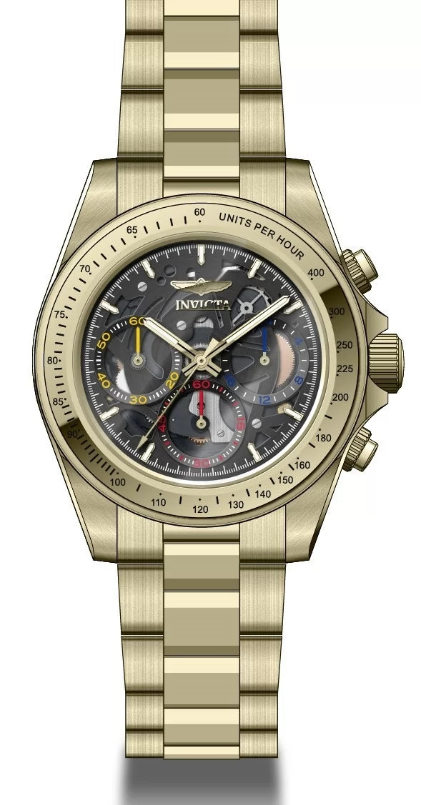 Invicta Speedway Quartz Black Dial Men's Watch 39 mm 50272