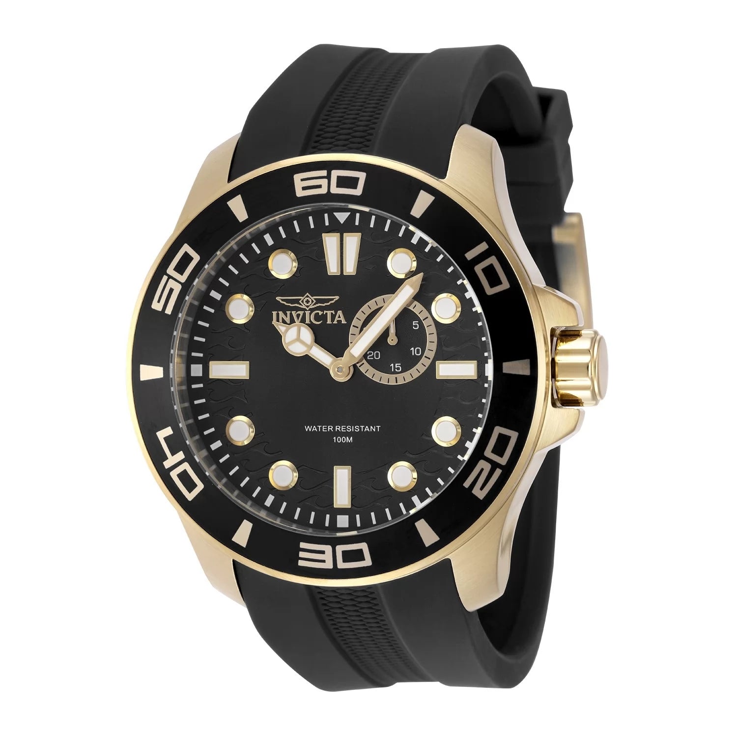 Invicta Pro Diver Quartz Black Dial Men's Watch 50 mm 49269