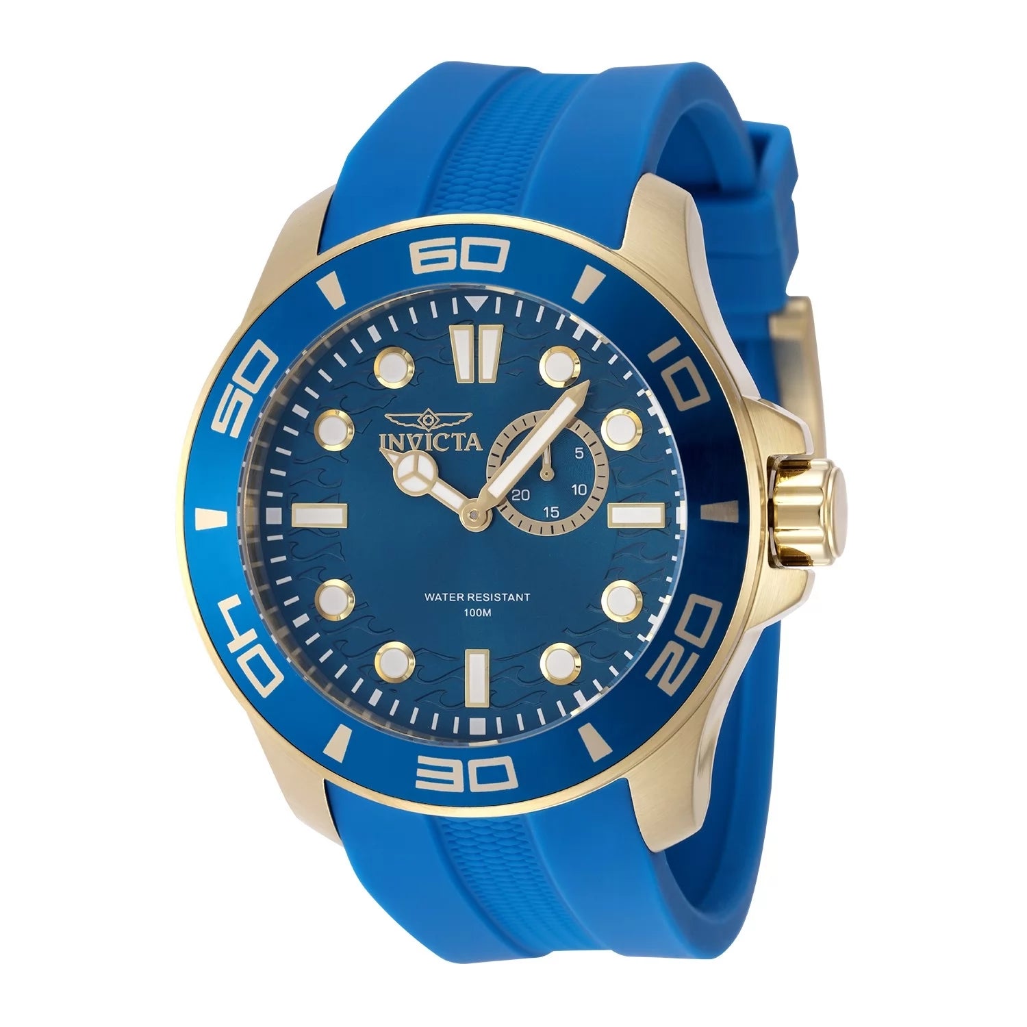 Invicta Pro Diver Quartz Blue Dial Men's Watch 50 mm 49270