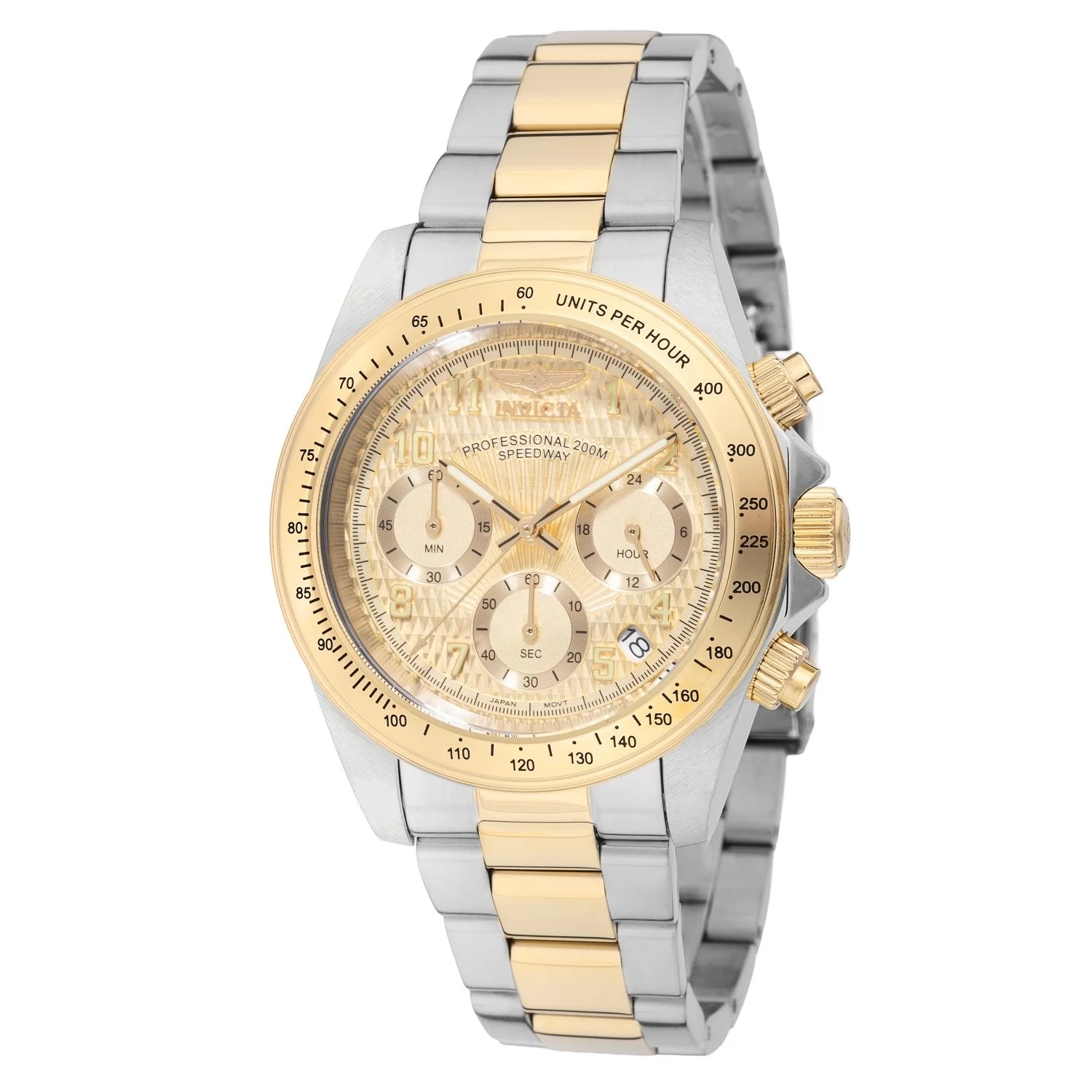 Invicta Speedway Quartz Gold Dial Men's Watch 39 mm 49908