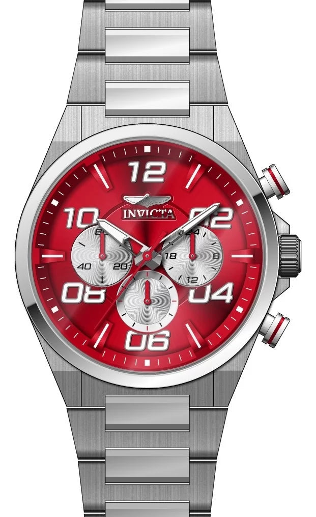 Invicta Speedway Quartz Red Dial Men's Watch 44 mm 50426