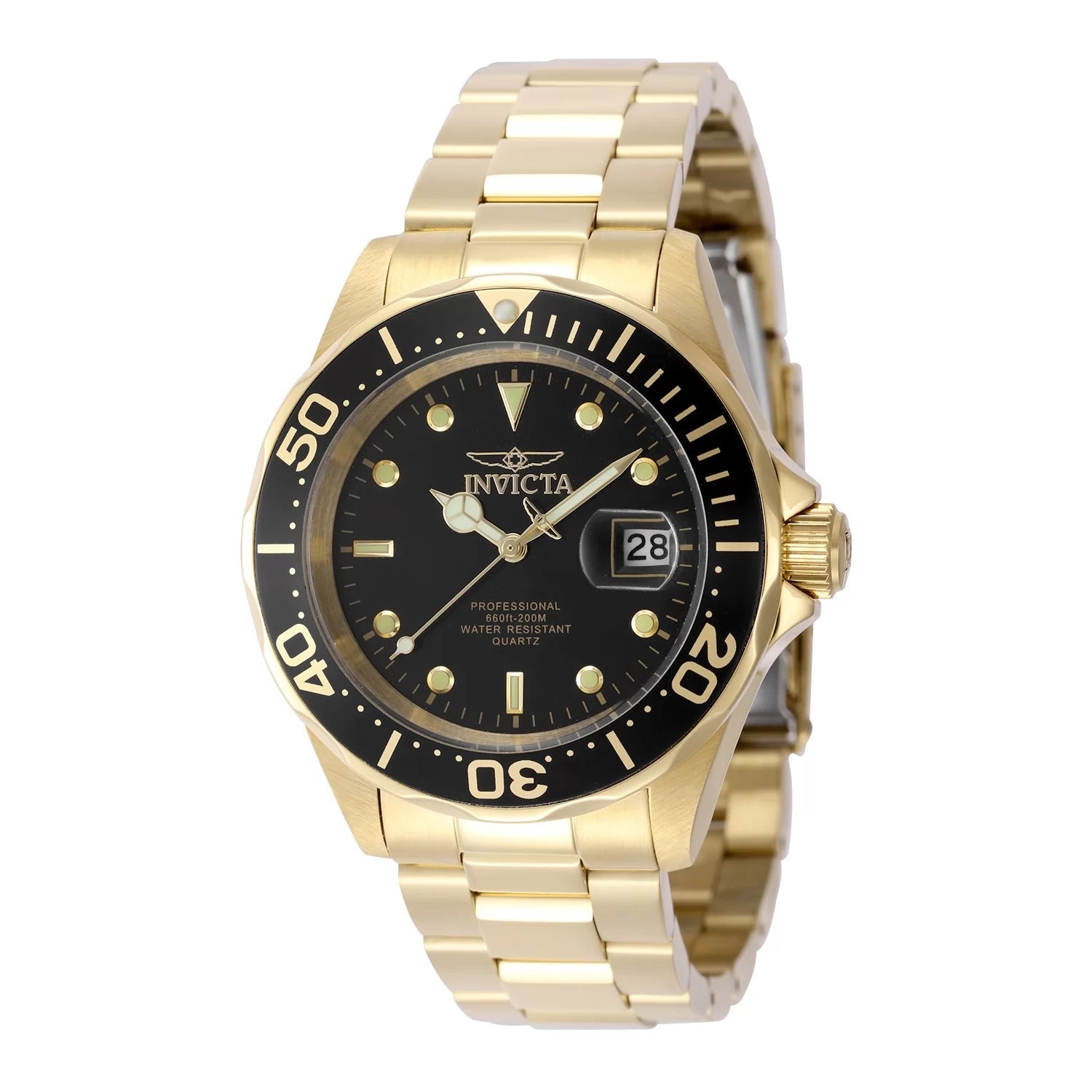 Invicta Pro Diver Quartz Black Dial Men's Watch 40 mm 9311