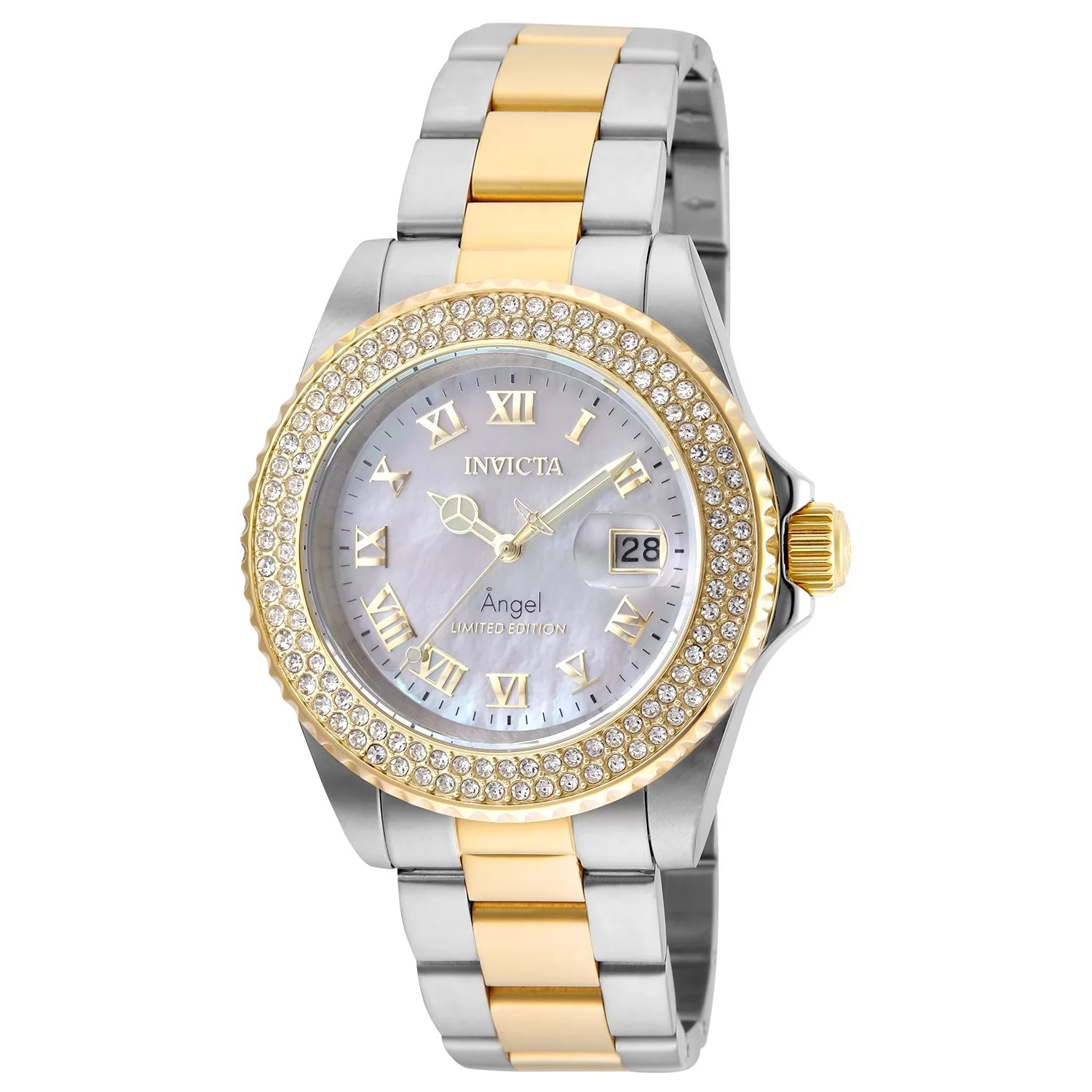 Invicta Angel Quartz Silver Dial Lady Watch 40 mm 24616
