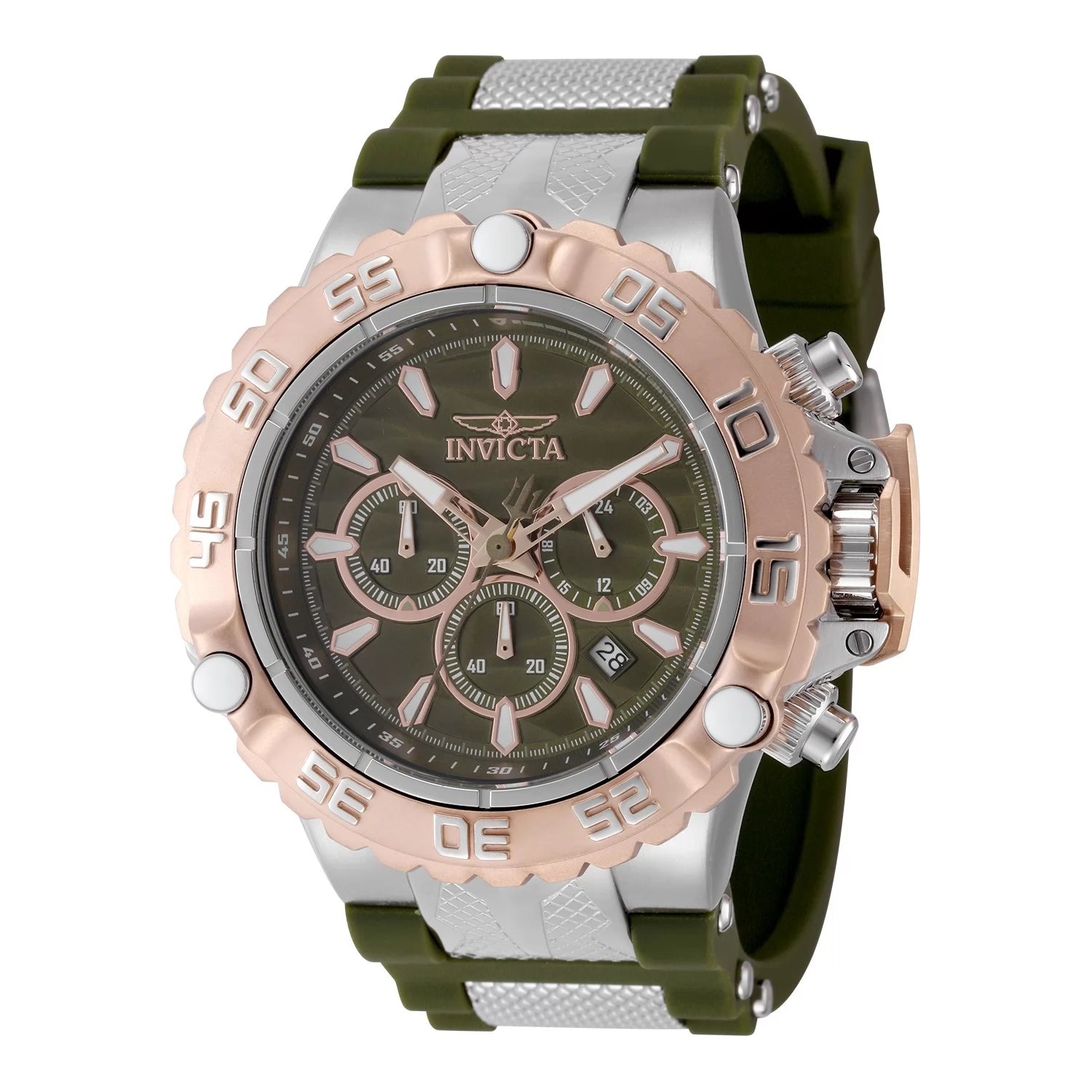 Invicta Subaqua Quartz Rose Gold Dial Men's Watch 55 mm 48555