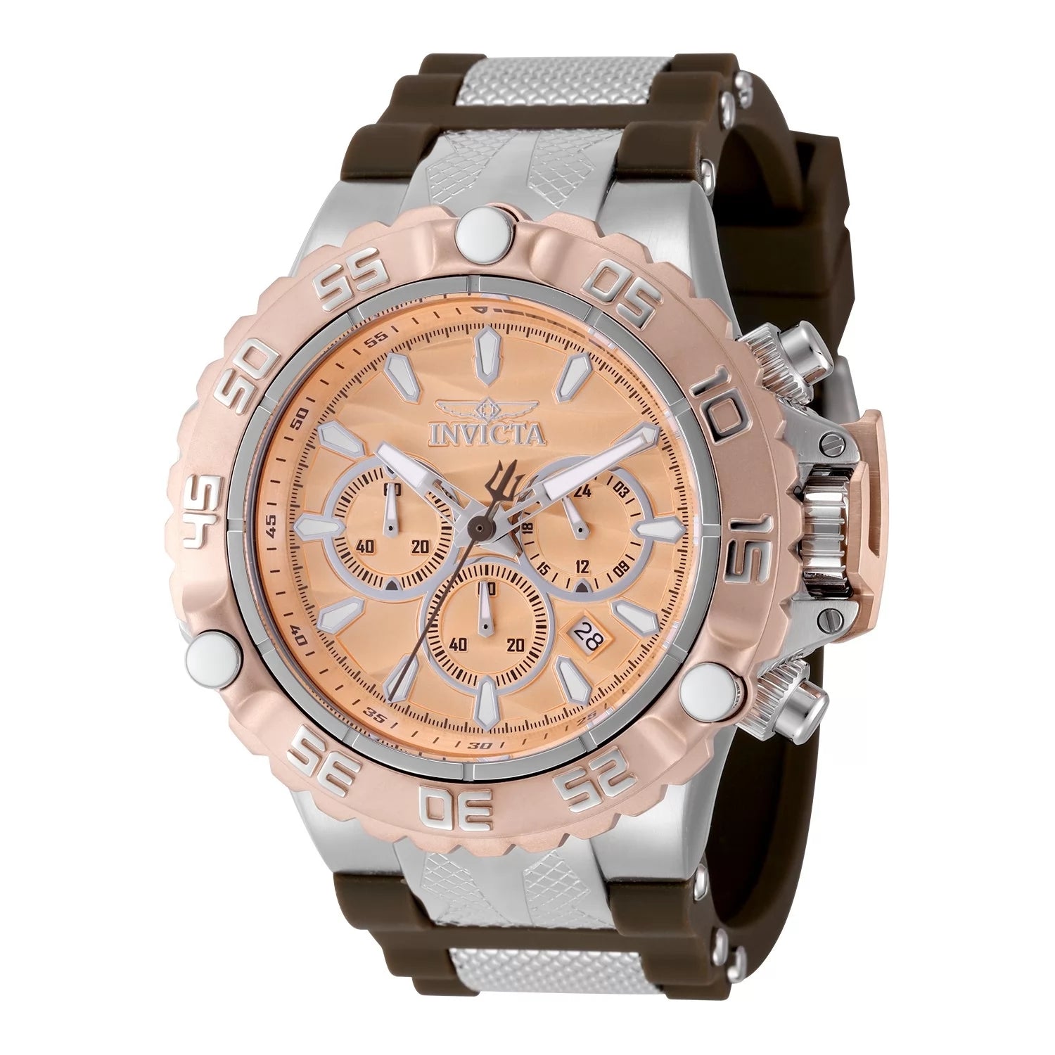 Invicta Subaqua Quartz Silver Dial Men's Watch 55 mm 48556