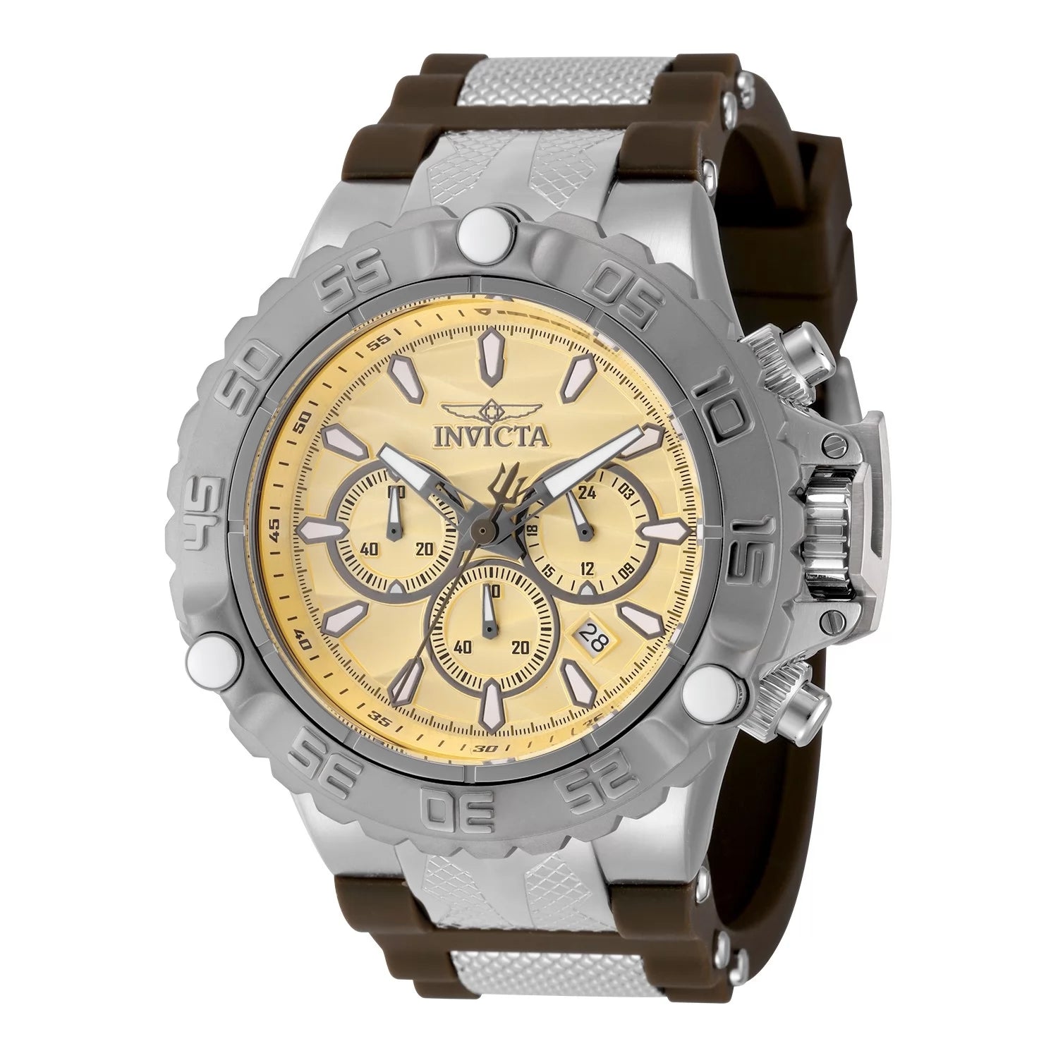 Invicta Subaqua Quartz Gold Dial Men's Watch 55 mm 48559