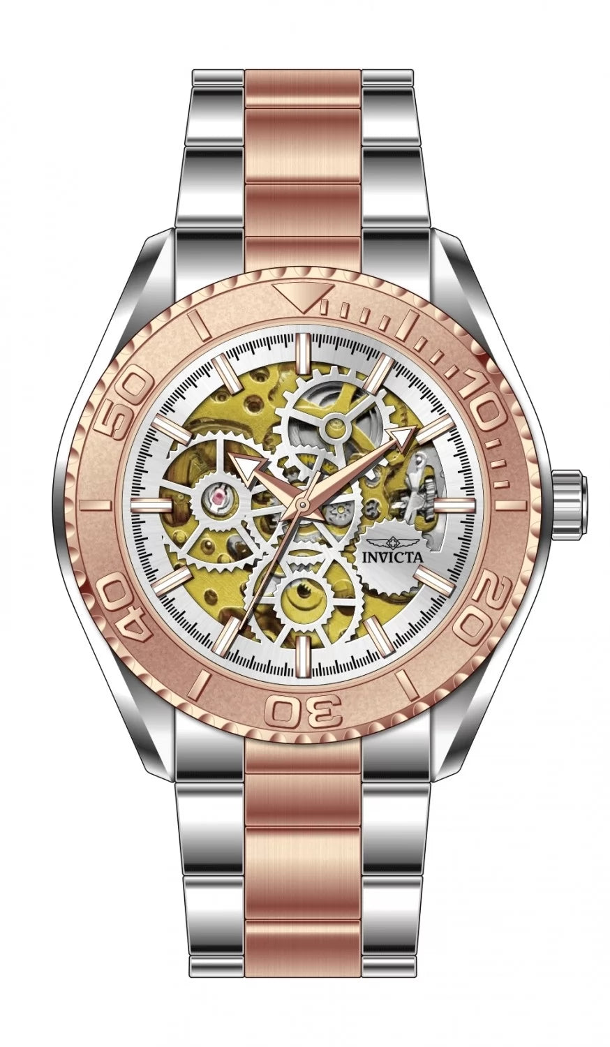 Invicta Men's 69763 Objet D Art Mechanical MG11 Steel Dial Watch
