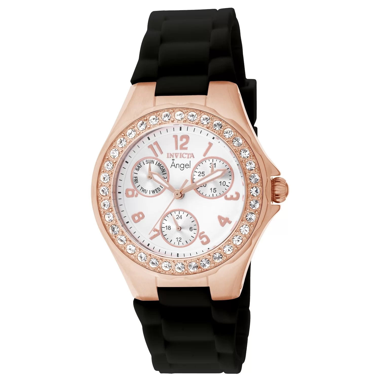 Invicta Angel Quartz White Dial Lady Watch 38 mm 1645