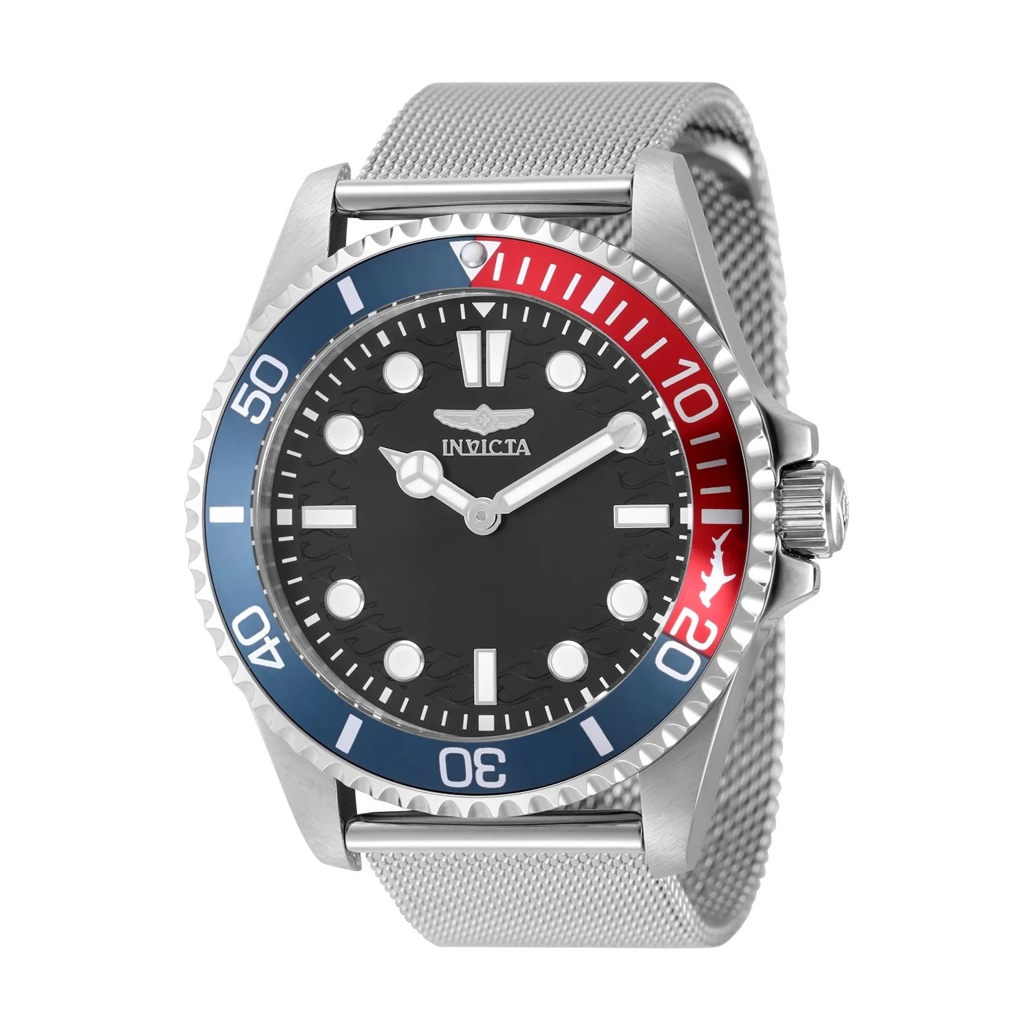 Invicta Pro Diver Quartz Black Dial Men's Watch 43 mm 49689
