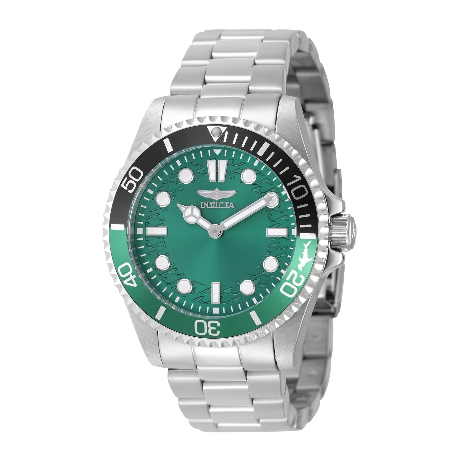 Invicta Pro Diver Quartz Green Dial Men's Watch 43 mm 49705