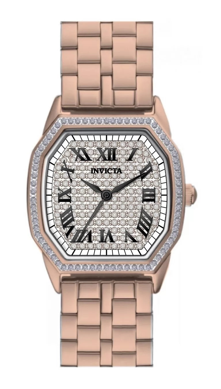 Invicta Wildflower Quartz Silver Dial Lady Watch 27 mm 50591