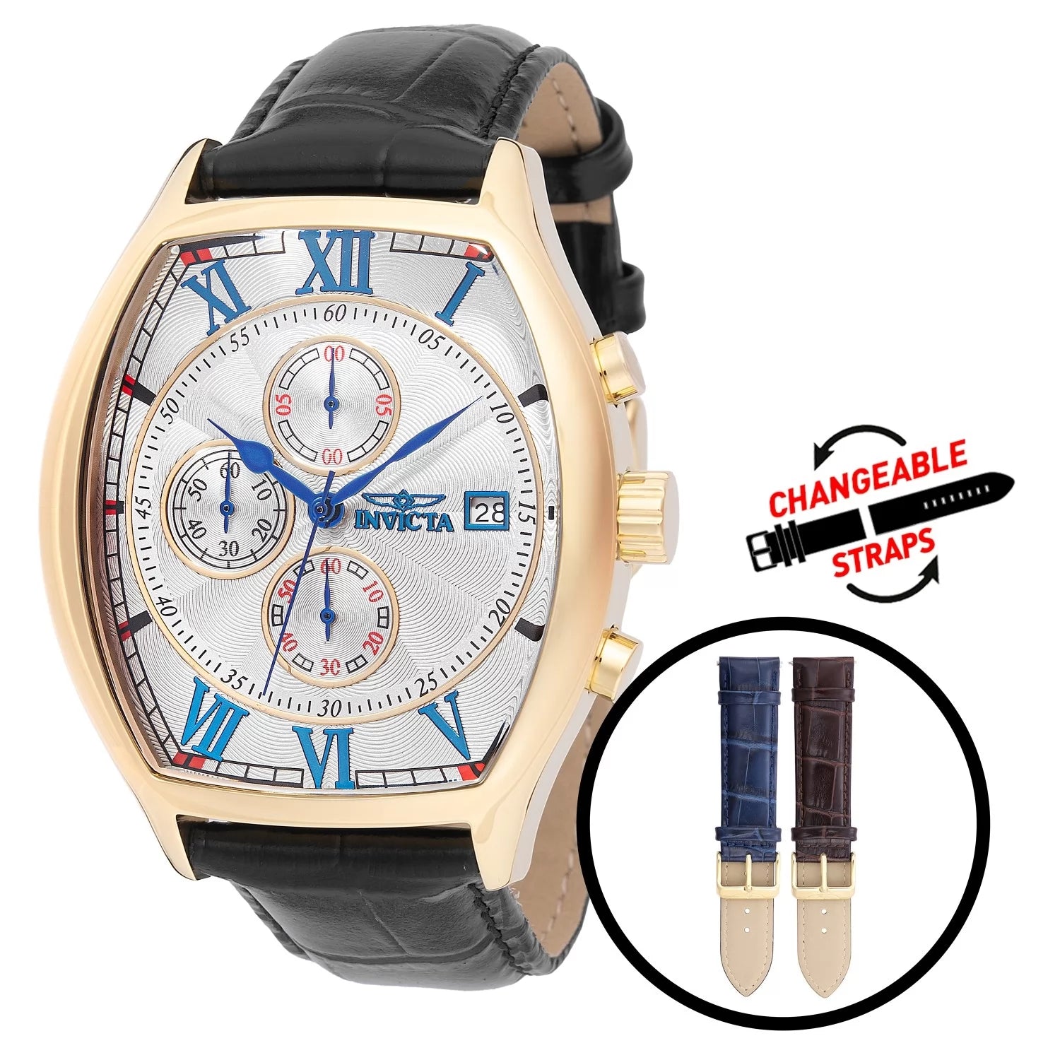 Invicta Specialty Quartz Silver Dial Men's Watch 43 mm 49840