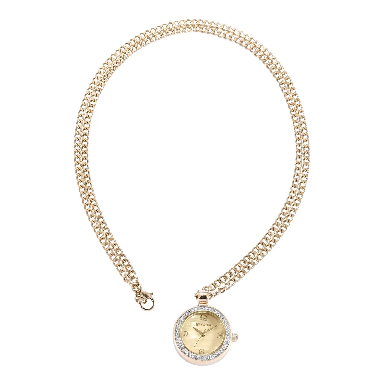 Invicta Mini Quartz Gold Dial Lady Watch 22 mm 49932