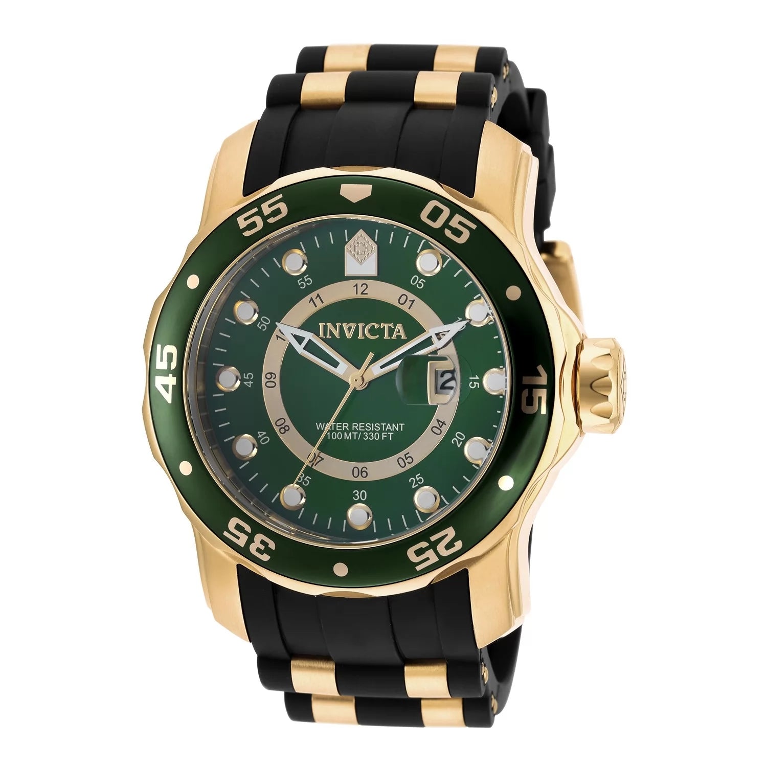 Invicta Pro Diver Quartz Green Dial Men's Watch 48 mm 6994
