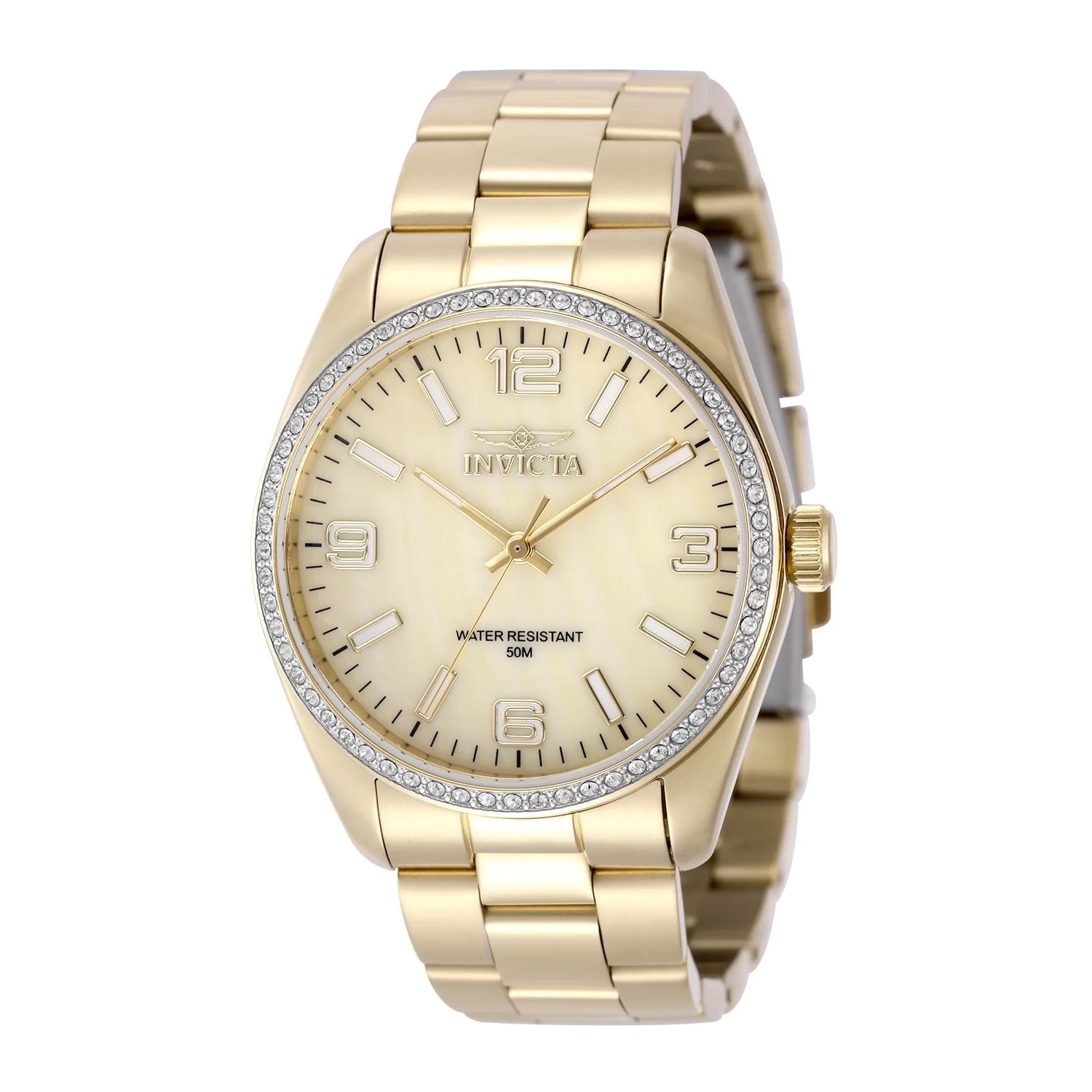 Invicta Specialty Quartz Gold Dial Lady Watch 38 mm 50132