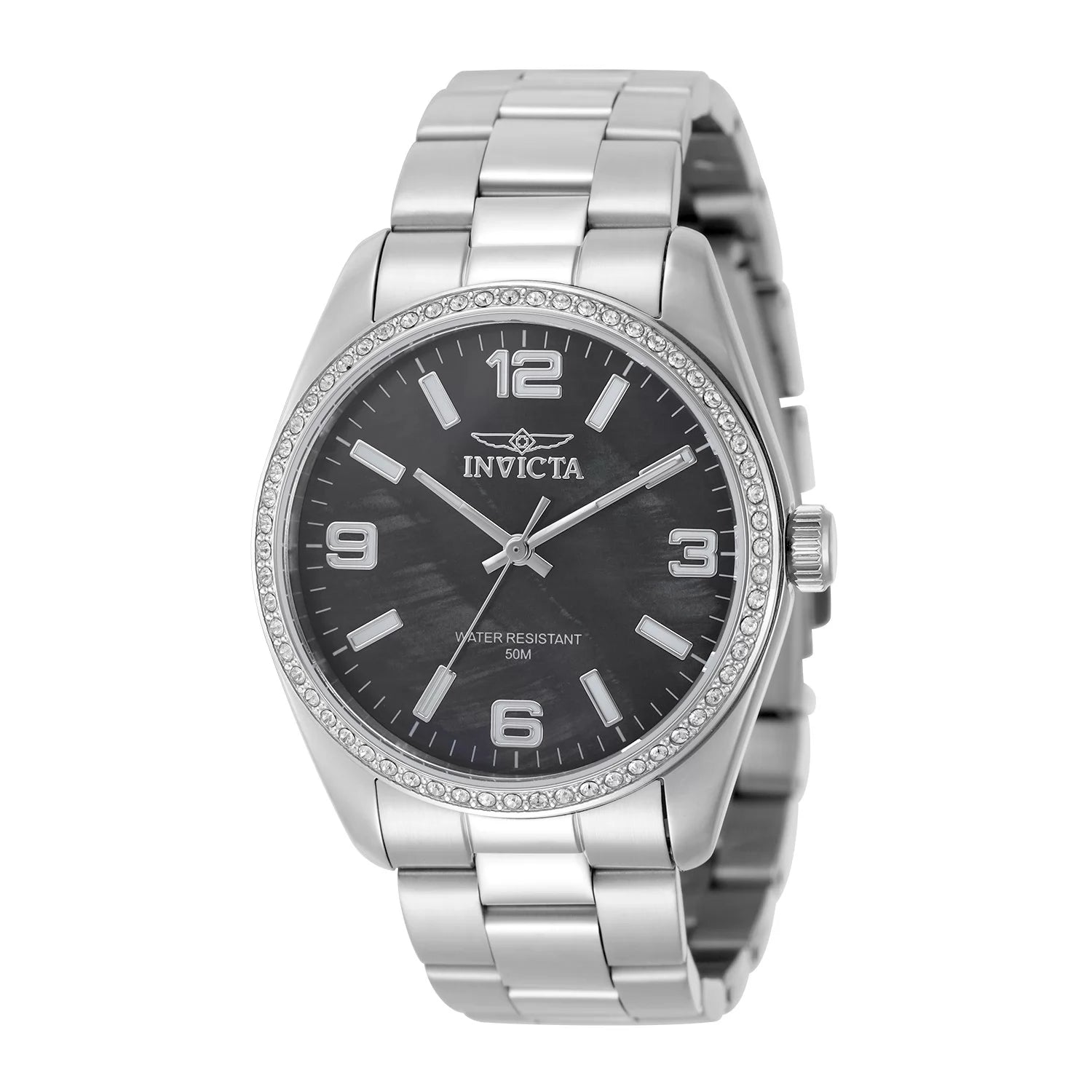 Invicta Specialty Quartz Black Dial Lady Watch 38 mm 50134