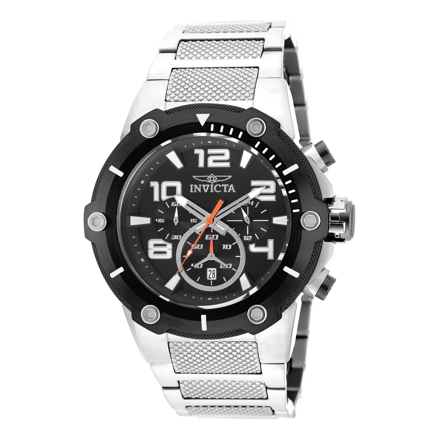 Invicta Speedway Quartz Black Dial Men's Watch 51 mm 19528