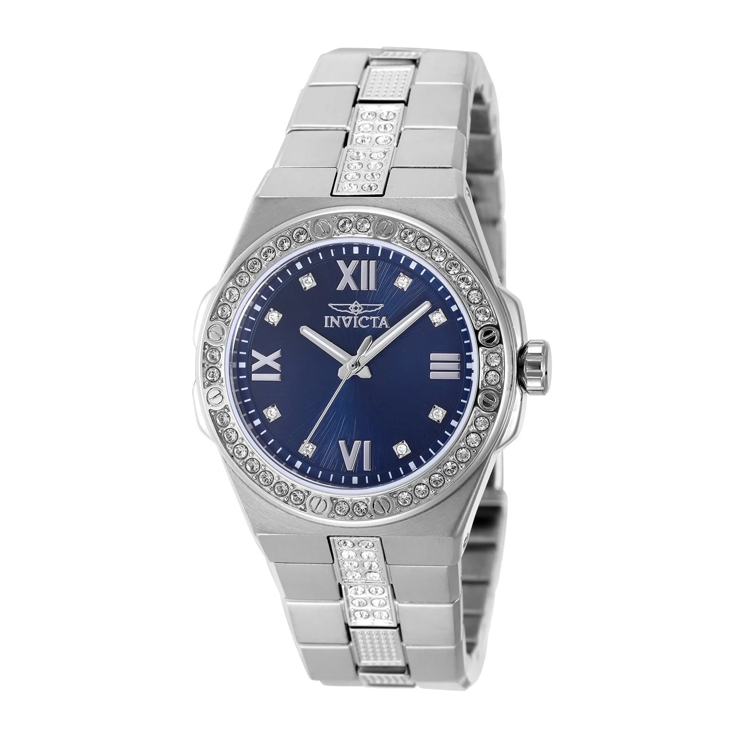Invicta Specialty Quartz Blue Dial Lady Watch 34 mm 50187